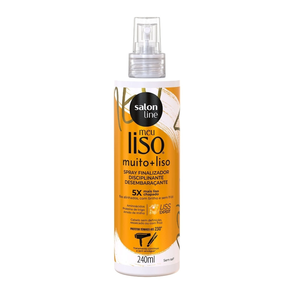 Meu Liso Muito + Liso Spray Defrizante Protetor Térmico 240ml