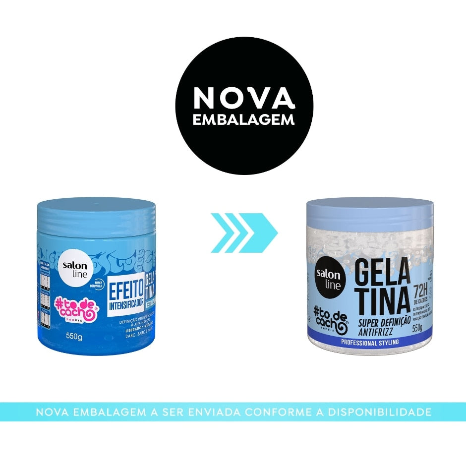 Gelatina #todecacho Super Definição Antifrizz 550g