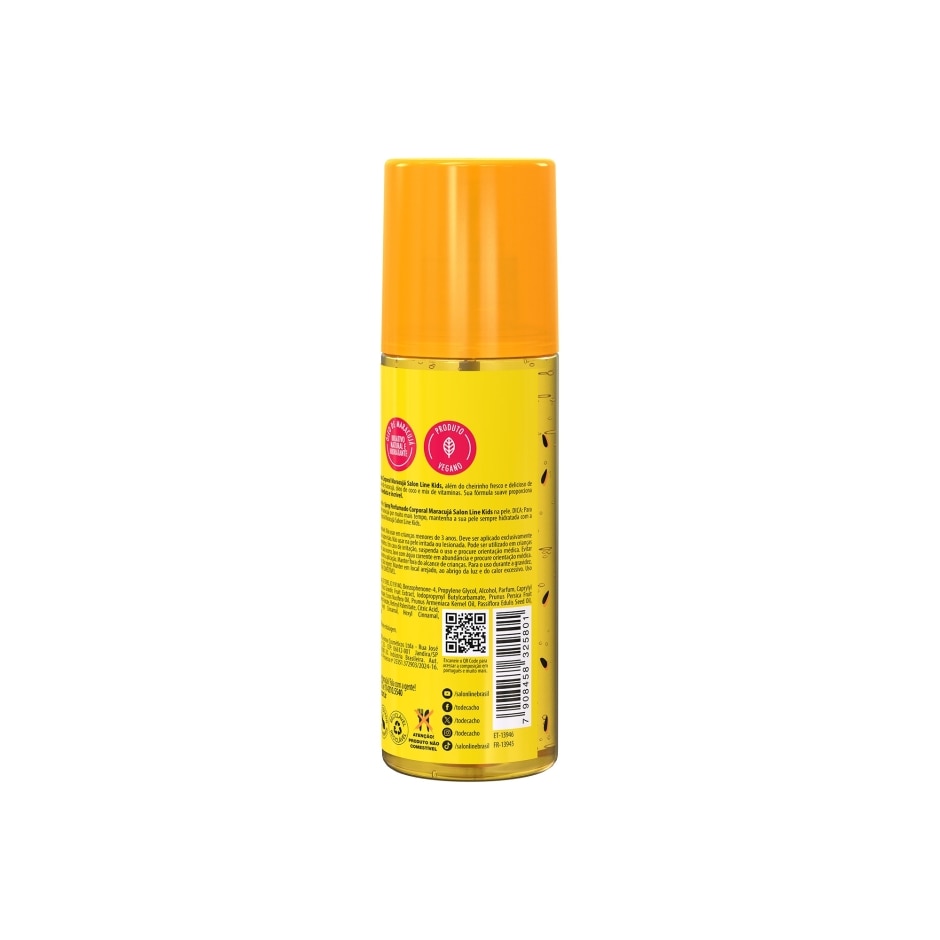 Spray Perfumado Corporal Maracujá Salon Line Kids 200ml